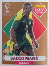 Comprar Figurita Sadio Mané Extra Sticker Bronce Legend Qatar 2022