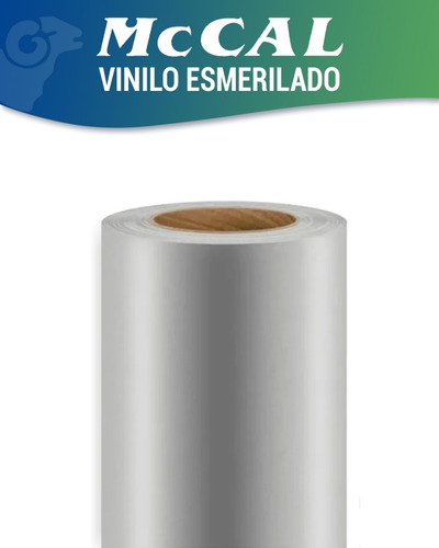 Vinilo Esmerilado Maccal 1.22x6mt Gris Vidrios/mamparas/deco