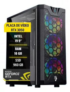 Pc Gamer Intel Core I9 9° Rtx 3050 8gb 16gb Ram Ssd 960gb