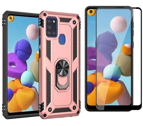 Case Shockproof Para Samsung Galaxy Series + Glass 21d