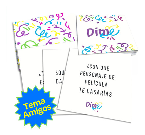 Tarjetas Juego  Abrir Conversación Temas Amigos / Pareja Etc