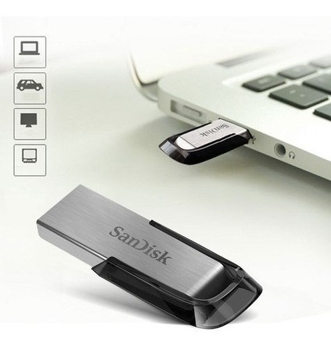 Imagen 4 de 6 de Pendrive Sandisk Ultra Flair 128gb 100% Original Usb 3.0