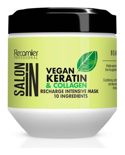 Recamier Vegan Keratin & Collagen Recharge Intensive Mask