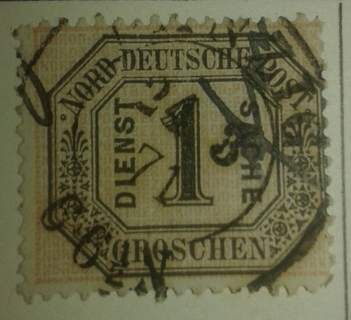 Sello Postal De Dienstmarken ( Antiguos Estados Alemanes)