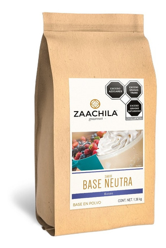 Zaachila Gourmet Base Neutra  Frappe / Caliente 1.36kg