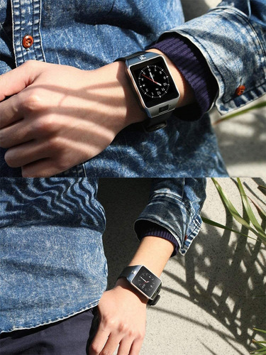 Reloj Inteligente Negro Con Cámara Podómetro, Para Niños, Ho