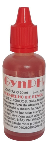 Reagente Solução Vermelho De Fenol - Para Verificar Ph