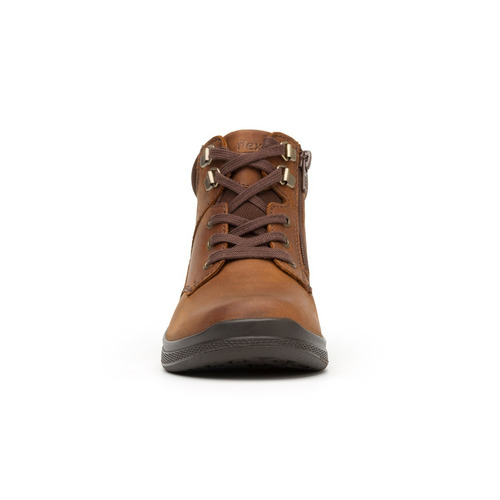 Imagen 4 de 7 de Zapato Bota Flexi 37507 Dama Mujer Cafe **últimos Pares**