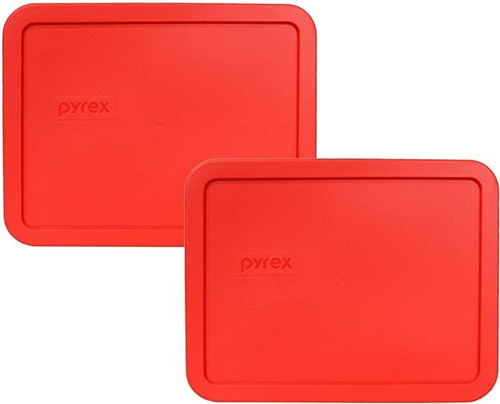 La Tapa Pyrex 7211-pc Roja 6 Copa Rectangular De Plástico (p