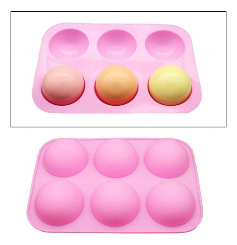 Juego De Moldes De Silicona Con 6 Cavidades Para Hacer