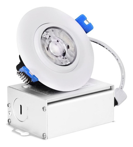Luces De Ducha De 9 W, Focos De Techo Incrustados Blancos De