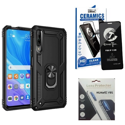 Forro Estuche Para Huawei Y9s + V.ceramica + P.camara