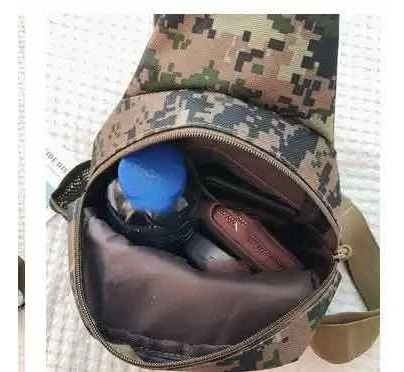 Morral Bandolera Urbano Camuflado Bolsillos Oficina Casual