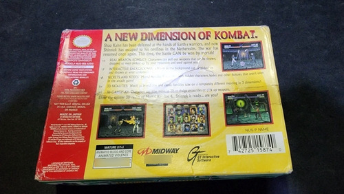 Jogo Nintendo N64 Mortal Kombat 4 (Usado)