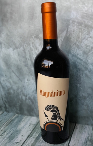 Vino Uva Negra Magnánimo Bivarietal Merlot/cabernet X 6 Bote