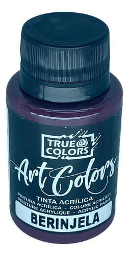 Tinta Acrilica Artcolors Artesanato True Colors 60ml - Cores Cor Berinjela