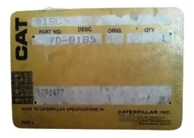 Disco Caterpillar 7d-8185