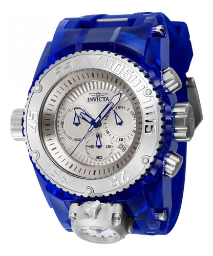 Reloj Invicta 43108 Acero Azul Hombres Color del bisel Plateado Color del fondo Plateado