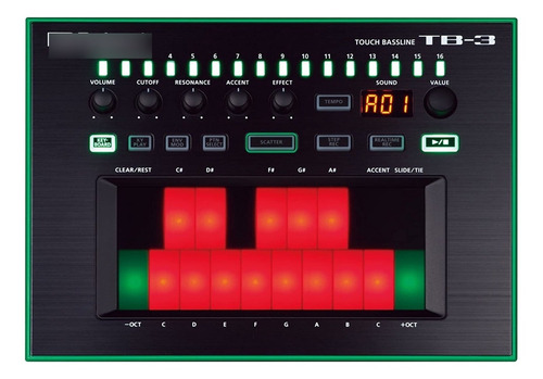 Sintetizador Roland Tb3 Aira Touch Bassline Prm