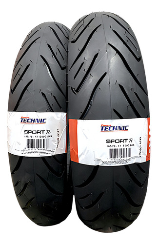 Par Pneu Sc 110/70-17+140/70-17 Fazer250 Mt03 Cb 300 Twister