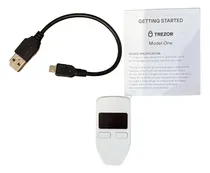 Comprar Trezor One Hardware Wallet Carteira 100% Original Branca