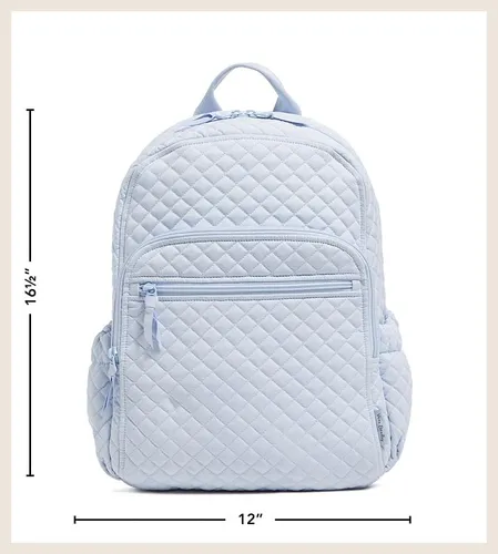 Gray vera bradley backpack hotsell