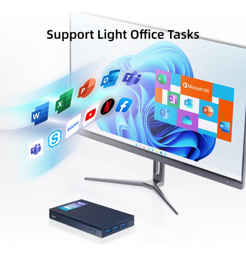 Mini Pc Mele Quieter3q N5105 8 Gb De Ram 128 Gb Ssd Win11 Pr