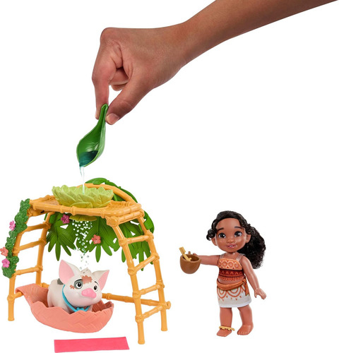 Moana 2 Set De Juego Muñeca Simea Y Pua Jbt36 Mattel