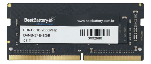 Memoria Para Notebook Ddr4 8gb 2666mhz Bestbattery