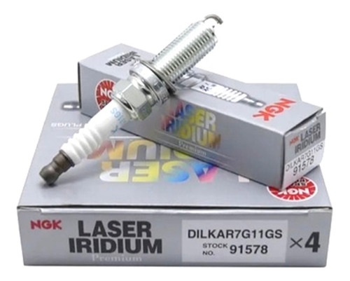 4 Bujías Honda Accord 2.4 L 2013 2014 2015 Ngk Laser Iridium