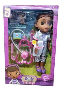 Muñeca Doctora Juguetes Con Accesorios Articulada Y Sonido