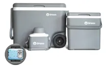 Comprar Set De Coolers Gris Termo Conservadoras Hielo Artificial 