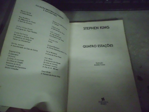 Livro Quatro Estações ( Inverno No Clube )