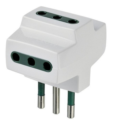 Adaptador Triple 2p+t 10a 250v S11 Blanco 00320.b Vimar