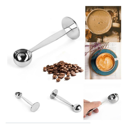 Espresso Coffee Stand Measuring Spoon Silver