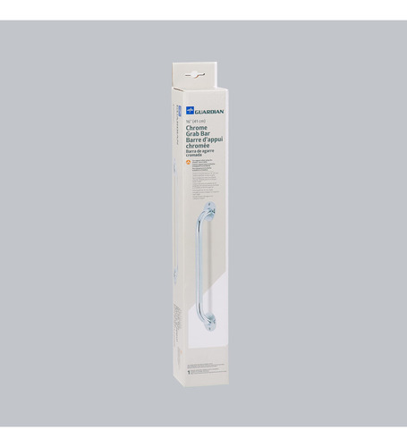 Grab Bar Medline, Cromado Moleteado, 40 Cm, Para Ducha Y Bañ