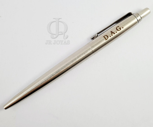 Imagen 3 de 8 de Parker Jotter Ss Gt Boligrafo 1953182 Acero Grabado Estuche