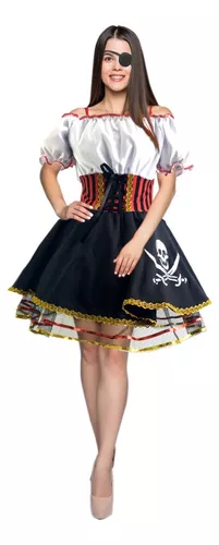 Compre Conjunto de fantasia de pirata de luxo para Halloween masculino,  vestido de festa cosplay