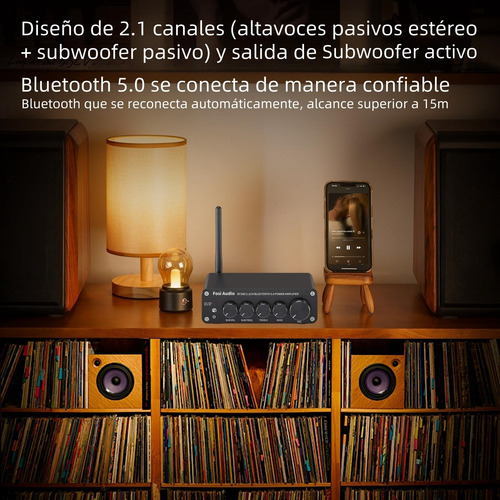 Amplificador Fosi Audio Bluetooth Bt30d 2.1 Estéreo Ti Chip