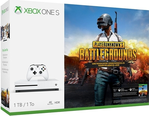 Xbox One S 1tb + Juego Pubg + Cable Hdmi + 4k Hdr