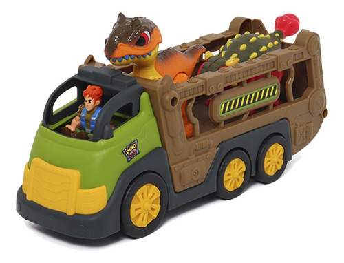 Dino Troop Kids Set Infantil Camión Transportador +2 Dinos I