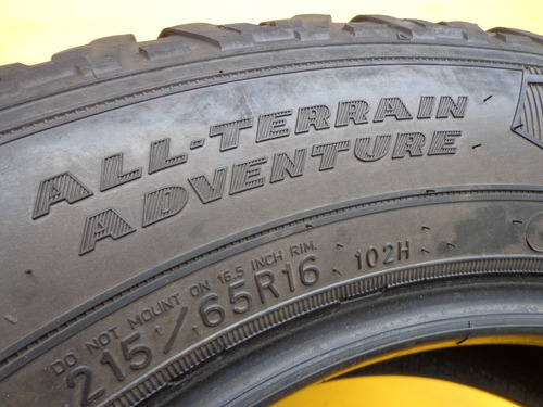 Pneu 215 65 Aro 16 Goodyear Wrangler All-terrain Adventure (Usado)
