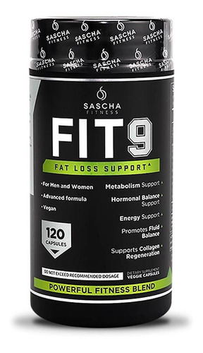 Imagen 2 de 7 de Sascha Fitness Fit 9 120 Capsulas 3 Frascos Original
