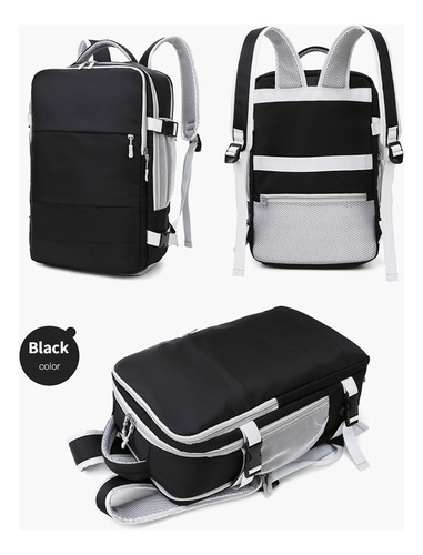 Mochila De Viaje Impermeable De Gran Capacidad For Mujer