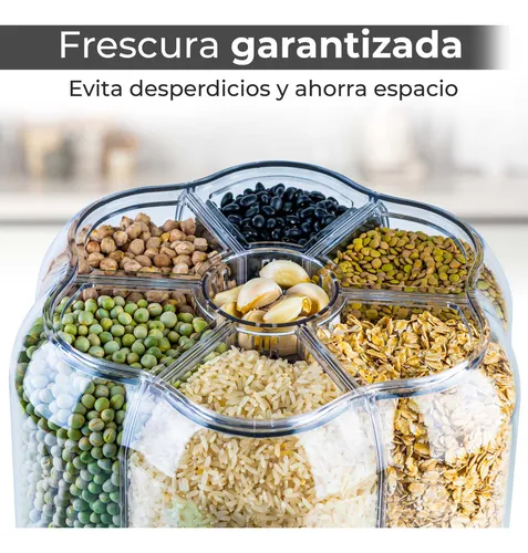 Dispensador De Alimentos Giratorio Para Granos Y Cereales