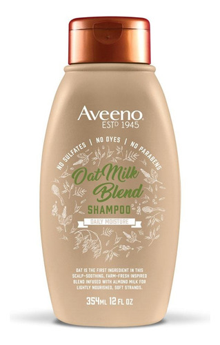 Aveeno Oat Milk Blend Shampoo Daily Moisture 354 Ml