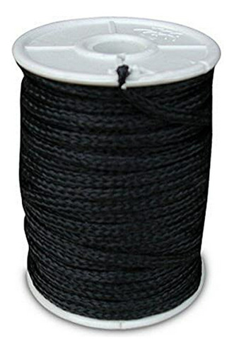 Negro Poli Twine - 100' Carrete - 3 Mm.