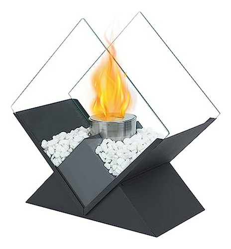 Chimenea Portátil De Mesa Diamond 14.5  - Bioetanol, Interio