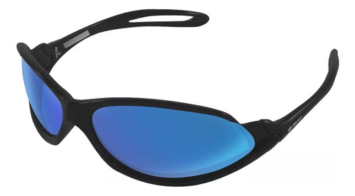 Óculos de sol SPY 39 Open Standard armação de náilon cor preto-brilho, lente azul de polímero clássica, haste preto-brilho de náilon