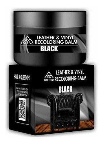 Balsamo Recoloreador De Cuero Negro - Kits De Reparacion D